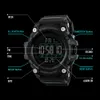 SKMEI 5Bar Waterproof 2 Time Sport Watch Stopwatch Count Down Mens Digital Watches Soft Clock For Male reloj hombre 1384 G1022245e