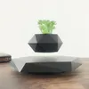 クリスマスギフト磁気浮揚植木鉢エア植物ポットエレガントな黒い回転フローティングプランターホームデコレーションギフト220のためにポット