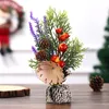 Weihnachten Kunststoff gefälschte Blumen Wohnzimmer Dekoration Tisch Pflanze Home Decor Blume Hochzeit Dekorationen getrocknete Pflanzen