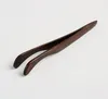 Keukengereedschap bamboe hout gebogen natuurlijke clips thee tong lepel tweezer thee accessoires SN4001