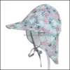 GAFT EVENT FESTICE Party Supplies Home Gardenbucket Sun Hat For Kids Children Quality Floral 14 Färger Baby Girls Grass Fisherman St Hats