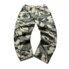 Trendiga Camouflage Cargo Byxor Män Casual Bomull Straight Loose Baggy Trousers Militär Army Style Tactical Clothing 210715