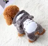 19 Color Cute Cartoon Dog Apparel Turned Small Dogs Clothes Winter Warm Transformed Hoodies Four Legs Clothing Hoodie Cosplay Pet Coat Jacket Christmas Costume A123