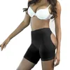 Kvinnors Shapers Woms's Wholesale- Sexy Black Leg High Waist Control Panties Women Bodycon Corsets Cincher Body Shaper Ladies