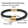 McLlroy Bracelets Men Brackelts Bangles Pulseiras 6mm Weave本革ネイルブレスレットチャームラブカフブレスレットMasculina249W