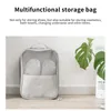 Storage Bags Wear-resistant Gray Travel Bag Portable Shoes Cosmetics Socks Organizer Fashion Suitcase Organizers Pouch