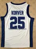 25 Kyle Korver Creighton Bluejays College maillot de basket-ball de haute qualité blanc rétro classique hommes cousu numéro et nom personnalisés maillots