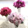 Dekoracyjne kwiaty wieńce sprzedawanie 1 sztuk / worek sztuczny kwiat 35 cm jedwabne prawdziwe wzruszanie pluszowe panny młodej bukiet uchwyt dłoni wesele