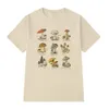 Урожай мода грибная печать негабаритная футболка Egirg Grunge эстетическая улица графические тройники женские футболки милые вершины одежды Y0508