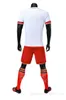 Kits de futebol de camisa de futebol cor azul branco preto vermelho 258562382