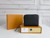 High quality zipper wallet Luxury coin purse Designer Wallets Victorine Ladies Genuine Leather Coins Purses Cards Holder Fashion Card Case 5 Colors With Box