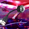 USB-lampor LED Night Light Atmosphere Party DJ Disco Musiklampa Fordon Voice Control Atmospheres Bulb Car Lights Truck Dekoration Lampor Färgrik Laser