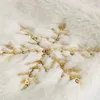 Dekoracje świąteczne pluszowe cekinowe hafty śnieżne skarpetki świąteczne
