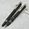 Promotion - High quality Black Resin and Metal Rollerball pen Ballpoint pen Fountain pens stationery office school supplies with Serial Number