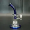 8.3 pouces Verre Pipe À Eau Narguilé Bong Recycleur Perc Fumer Tabac Bécher Barboteur 14mm Mâle Joint Bol Dab Rig