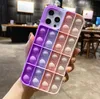 Fidget Case Уникальные 3D декомпрессионные чехлы для телефона для iPhone 13 Mini 12 Pro Max 11 XR XS X 10 8 7 плюс мягкий силиконовый резиновый модный мобильный телефон обратно гель кожу