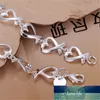 DOTEFFIL 925 Sterling Silver Full Heart Chain Bracelet For Woman Wedding Engagement Fashion Party Charm Jewelry Factory price expert design Quality Latest Style