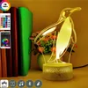 Милая ночь вилка в 3D ночной датчик света светодиодный пингвин настольный светильник USB Powered подросток гостиничный номер для вечеринки украшения подарок