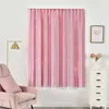 Cortinas de tule na sala de estar Cortinas cor-de-rosa para salão de quarto tule para janelas decoração de casa casa interior cortina de festão 210712