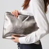 Rétro Pu Cuir A4 Porte-Documents Pochette Femmes Jour Enveloppe Sacs De Luxe Designer Lady Sacs À Main A50 Soirée