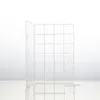 Schmuckschatulle aus Kunststoff mit 24 Fächern, nicht abnehmbar, rechteckig, für leere Perlen, Aufbewahrungsbehälter für DIY-Zubehör