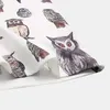 Men Fun Cartoon Owl Print Round Neck Casual Short Sleeve T-Shirts Fashion bird Printed Tshirt For Mens Tee 210527