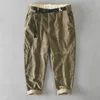 2021 Jesienne i zimowe męskie bawełniane stałe kolorowe spodnie Casual Cord Pants GML04-Z322 220212