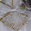 Coiffes TRiXY H10 argent doré cristal diadème de mariée perle accessoires de cheveux de mariage bandeau strass bijoux