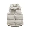 Automne filles chaud gilet hiver garçons épaissir vêtements d'extérieur pour enfants s adolescents enfants coton vestes gilet 3-10Y 211203