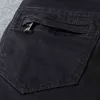 Designers de luxe Jeans en détresse France Mode Pierre Straight Biker Hole Stretch Denim Casual Jean Hommes Skinny Pants253p