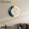 Meisd 35 CM Białe pióra dekoracyjne zegar ścienny Nowoczesne Upierzenie Wall Watch Creative salon Home Decor Horloge 211110