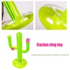 Tubi galleggianti gonfiabili Cactus Ring Toys Piscina Gioco di società in PVC con famiglia estiva all'aperto 4