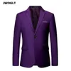 Spring Autumn Nuovi stili coreani Mens Blazer Casual Slim Fit Blazer Coat Simple Design Black Blazer Blazer Blazer 210412