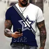 Herren T-Shirts Dingshite Frühling Sommer Mode Trend Männer Kurzarm Rundhals T-Shirt, 3D Digital Gedruckt Casual Tops.