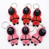 WithNo Box Squid Game Keychain TV Popular Toy Key Ring Chain Anime