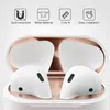 AirPods 1 2 3 PRO Пленезащитный царапин Легкоустойчивый наклейка для Apple Wireless Наушники Зарядная коробка Аксессуары Плетели защитный защитный воздух Pods