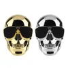 Portable Speakers Halloween Skull Electroplating Bluetooth Speaker Gift