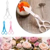 Praktische Plastic Scissor Tool Fondant DIY Decor Bloem Lifter Cake Edge Decorating Keukengereedschap Wll761