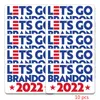 Personlig Lets Go Brandon Stickers Bagage Vattenflaska Datorbil Klistermärke Dekoration XD24927