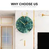 Wandklokken Nordic Elanden Stille Metalen Decoratieve Swingable Klok Modern Design Horloge Slinger Woonkamer Thuis MJ1106261J