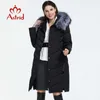 Astrid Winter arrival down jacket women with a fur collar loose clothing outerwear quality winter coat FR-2160 210923