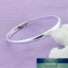 925 Sterling zilver gladde massieve armband armbanden voor vrouwen mannen charme partij luxe sieraden fabriek prijs expert ontwerp kwaliteit nieuwste stijl originele status