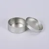 20 g tom aluminiumkrämburkar, kosmetisk fodral, 20 ml aluminiumburkar, metallläppbalsam container Dh8588