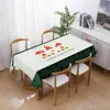 Table Cloth Christmas Red Green Plaid Tablecloth Santa Claus Runner For Dining Home Decor Year Xmas Tables Cover9054951