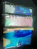 Colorful Notepads Cover A5 A6 Holographic Clear Diary Book Covers Notebook 6 Holes Binders Shell A02