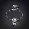 Mode Argent Plaqué Dreamcatcher Plumes pour Femmes Petite Amie Cadeau Pied Chaîne Cheville Bracelet Bijoux