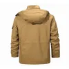 e-baihui 남성 재킷 패션 트렌치 코트 겨울 캐주얼 두꺼운 오버 코트 따뜻한 후드 파커 양털 방풍기 멀티 포켓 outwear