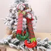 Decorações de Natal Enfeites Criativos Guirlanda Aldrava de Porta Decoração de Janela Elf Foot Tree Navidad303p