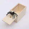 Silikon Überraschung Spinne Holz Box Lustige Witz Streich Tier Spielzeug Terror Heikles Spielzeug Fit Home Dekorationen Neue Ankunft