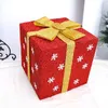 Christmas Gift Wrap Box Store Super Scene Decoration Snowflake Candy Wrapping Chocolate Packaging New Year Children'S Gifts Bag Party Supplies